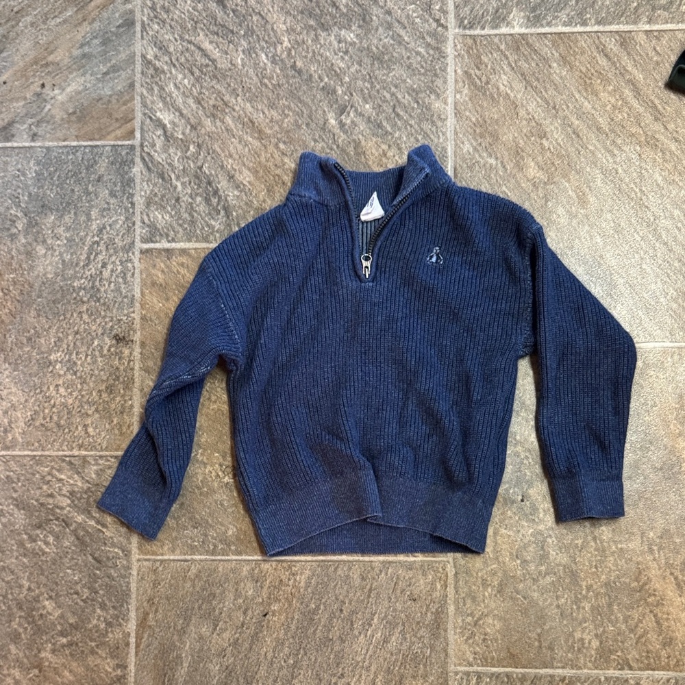 GAP Kids Blue Half-Zip Sweater